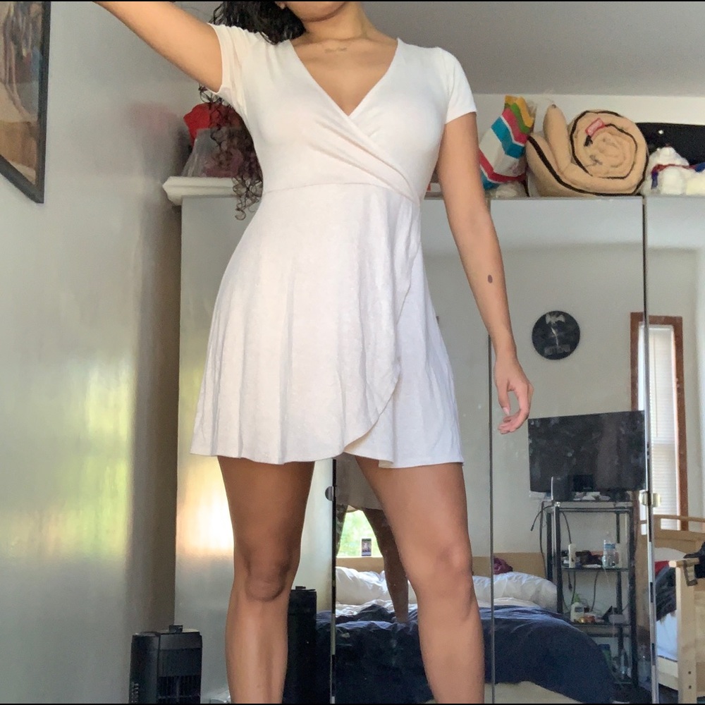 Casual Wrap Around Dress
